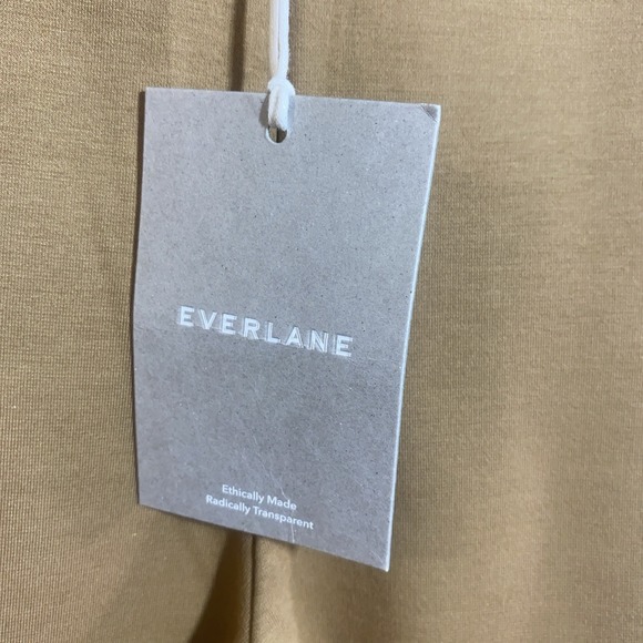 Everlane Dream Pant Kick Flare Camel Tan Women's Size Large NWT - Picture 7 of 10